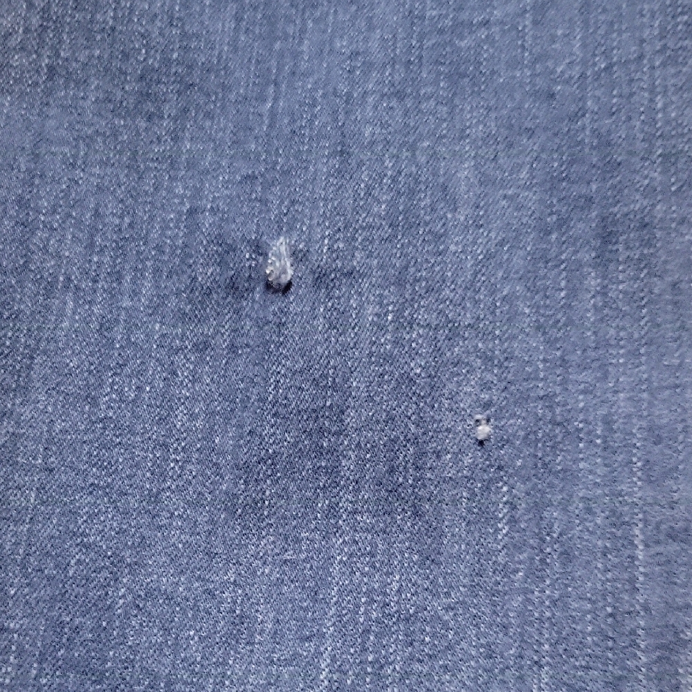 🌞Celebrity Pink Women's Distressed Blue Skinny Capris Size 1/25 - Picture 6 of 9
